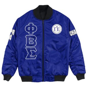 (Custom) Africa Zone Jacket - Gamma Epsilon Chapter Bomber Jackets A31 Bomber Jacket