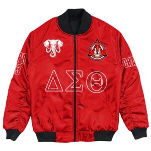 (Custom) Africa Zone Jacket - Gary Alumnae Chapter Bomber Jackets A31 Bomber Jacket