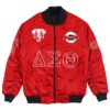 (Custom) Africa Zone Jacket - Grand Rapids Alumnae Chapter Bomber Jackets A31 Bomber Jacket