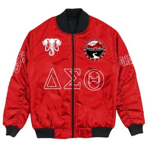 (Custom) Africa Zone Jacket - Inland Valley Alumnae Chapter Bomber Jackets A31 Bomber Jacket