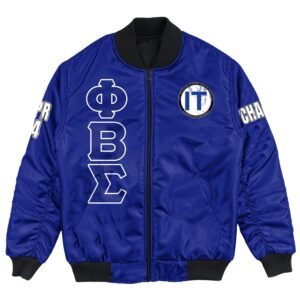 (Custom) Africa Zone Jacket - Iota Tau Chapter Bomber Jackets A31 Bomber Jacket