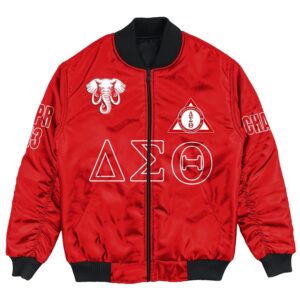 (Custom) Africa Zone Jacket - Midland Alumnae Chapter Bomber Jackets A31 Bomber Jacket