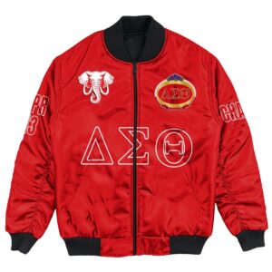 (Custom) Africa Zone Jacket - Montgomery (Ai) Alumnae Chapter Bomber Jackets A31 Bomber Jacket