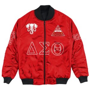 (Custom) Africa Zone Jacket - Montgomery (Al) Alumnae Chapter Bomber Jackets A31 Bomber Jacket