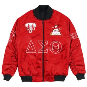 (Custom) Africa Zone Jacket - North Tangipahoa Area Alumnae Chapter Bomber Jackets A31 Bomber Jacket