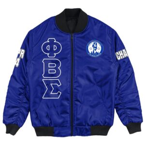 (Custom) Africa Zone Jacket - Pi Psi Sigma Chapter Bomber Jackets A31 Bomber Jacket
