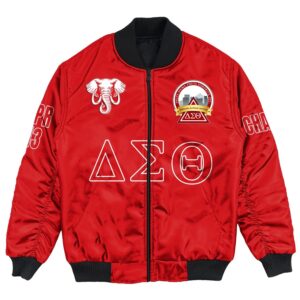 (Custom) Africa Zone Jacket - Portland Alumnae Chapter Bomber Jackets A31 Bomber Jacket