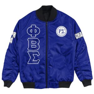 (Custom) Africa Zone Jacket - Rho Sigma Chapter Bomber Jackets A31 Bomber Jacket