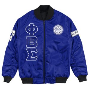 (Custom) Africa Zone Jacket - Theta Rho Chapter Bomber Jackets A31 Bomber Jacket