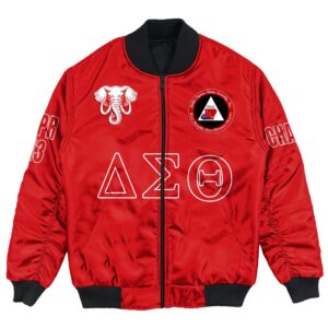 (Custom) Africa Zone Jacket - West Memphis Area Alumnae Chapter Bomber Jackets A31 Bomber Jacket