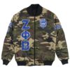 (Custom) Africa Zone Jacket - Zeta Phi Beta Camouflage Bomber Jackets A31 Bomber Jacket