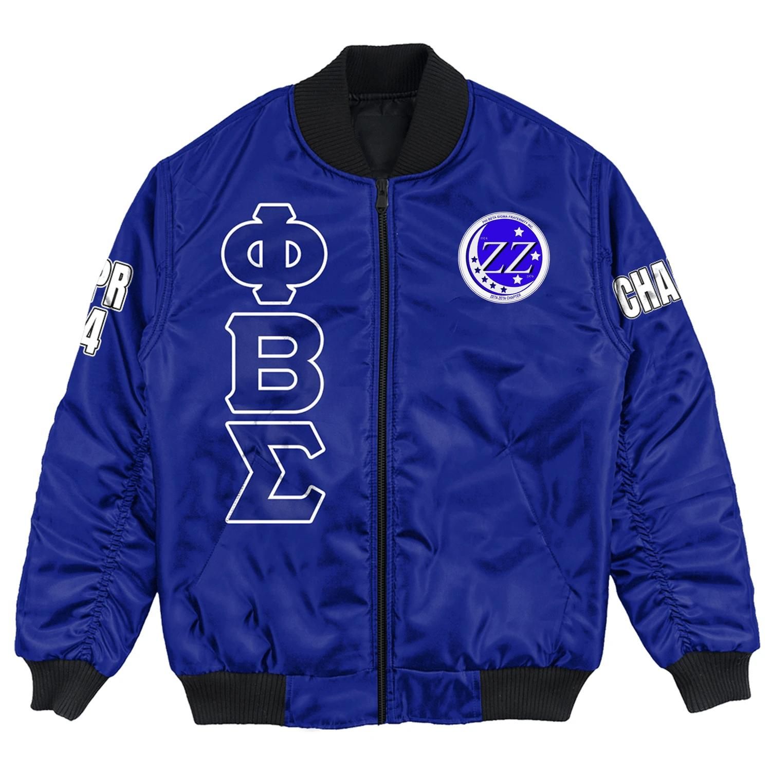 (Custom) Africa Zone Jacket - Zeta Zeta Chapter Bomber Jackets A31 Bomber Jacket (Custom) Africa Zone Jacket - Zeta Zeta Chapter Bomber Jackets A31 Bomber Jacket