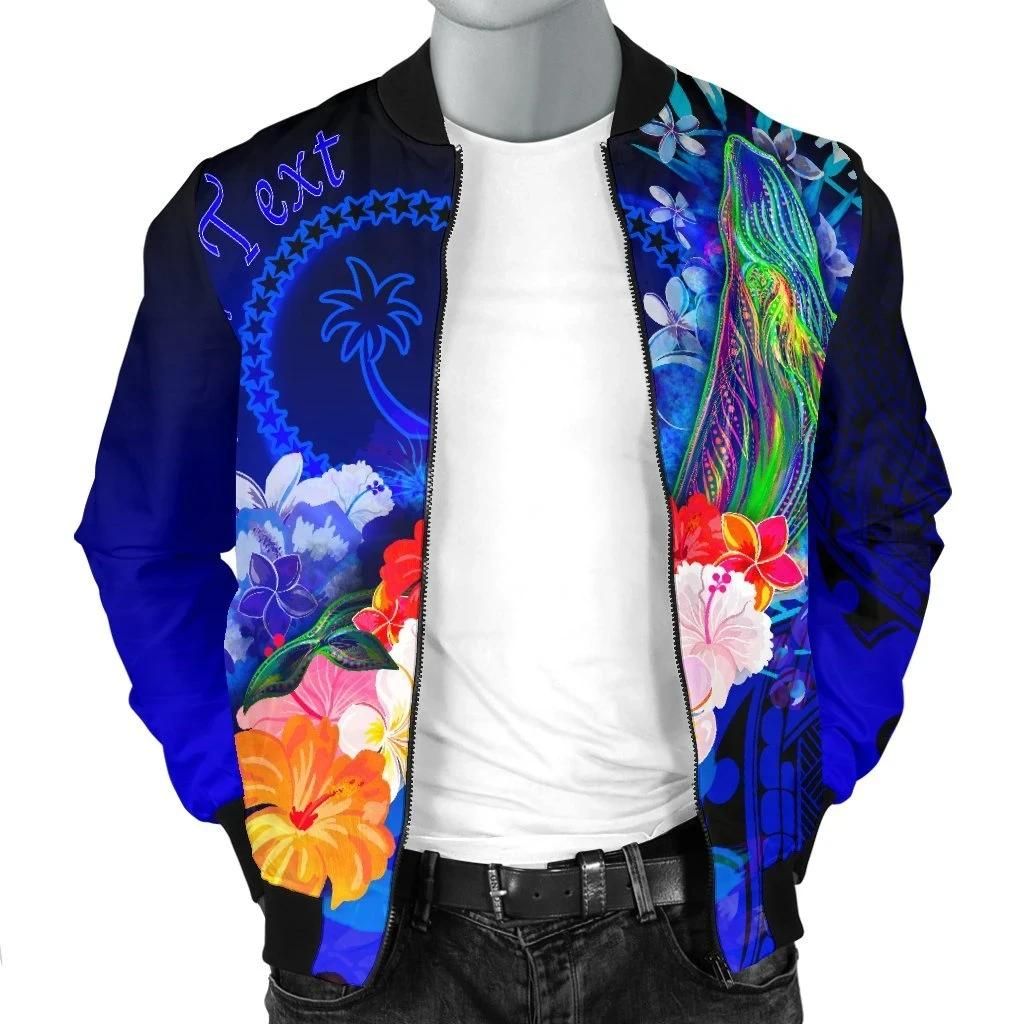 Custom-Chuuk-Mens-Bomber-Jacket-Humpback-Whale-with-Tropical-Flowers-Blue-BN18-Bomber-Jacket-2