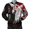 Custom Men's Bomber Jacket - Mystical Raven Tattoo Blood A31 Bomber Jacket