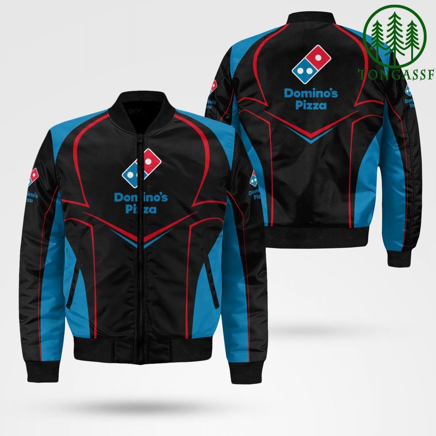 Custom Name Domino Pizza black Bomber Jacket Hoodie T-shirt Bomber Jacket Custom Name Domino Pizza black Bomber Jacket Hoodie T-shirt Bomber Jacket