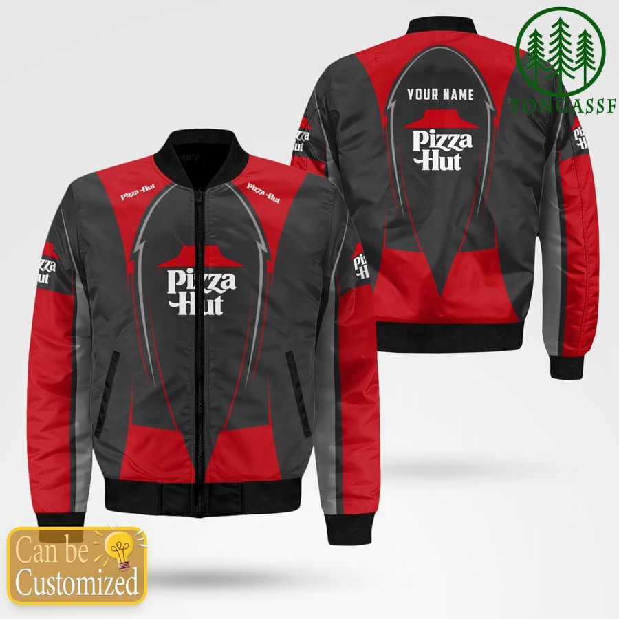 Custom Name Pizza Hut Bomber Jacket Hoodie T-shirt Bomber Jacket Custom Name Pizza Hut Bomber Jacket Hoodie T-shirt Bomber Jacket