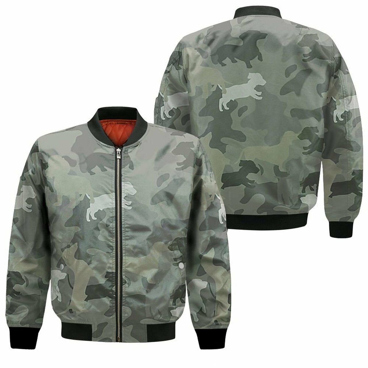 Dachshund Pattern Camouflage Style For Dog Lover 3D Sweater 3D Printed Hoodie Bomber Jacket Model 1520 Bomber Jacket Dachshund Pattern Camouflage Style For Dog Lover 3D Sweater 3D Printed Hoodie Bomber Jacket Model 1520 Bomber Jacket