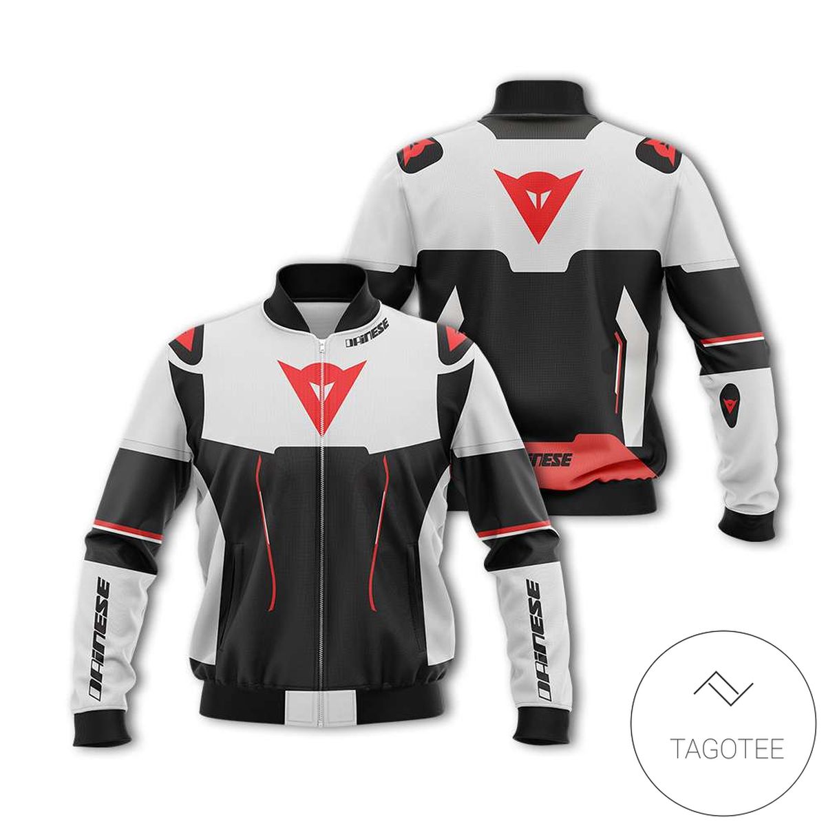 Dainese Motocross Branded Unisex Racing 3D Bomber Jacket Dainese Motocross Branded Unisex Racing 3D Bomber Jacket
