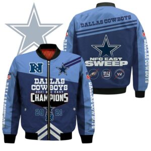 Dallas Cowboys Nfc East Sweep Champions Bomber Jacket