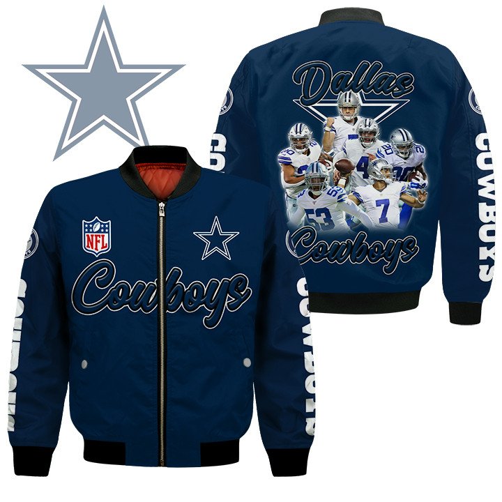 Dallas Cowboys Players Nfl Bomber Jacket Dallas Cowboys Players Nfl Bomber Jacket