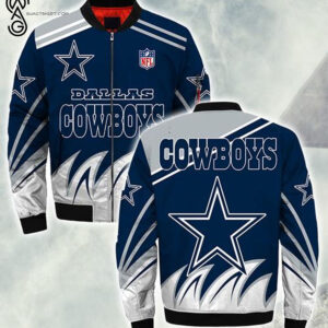 Dallas Cowboys Team Nfl All Over Printed Bomber Jacket