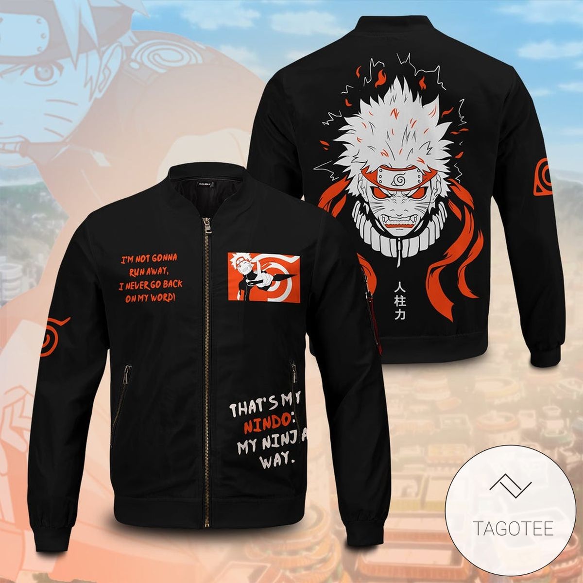 Dark Naruto Bomber Jacket 2 Dark Naruto Bomber Jacket 2