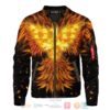 Dark Phoenix Flame Bomber Jacket