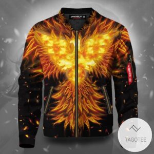 Dark Phoenix Flame Bomber Jacket 2
