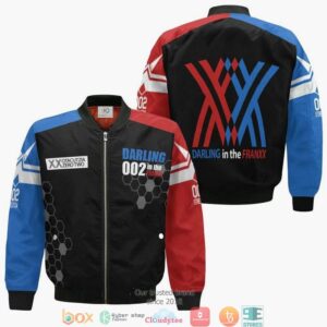 Darling In The Franxx Black 3D Bomber Jacket