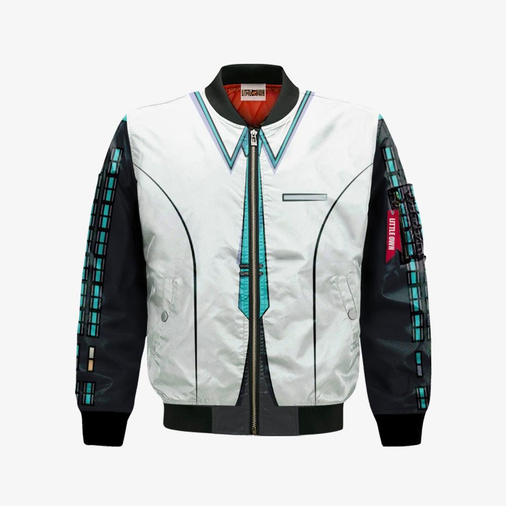 Darling In The Franxx Bomber Jacket Custom Code 390 Miku Cosplay Costumes Bomber Jacket Darling In The Franxx Bomber Jacket Custom Code 390 Miku Cosplay Costumes Bomber Jacket