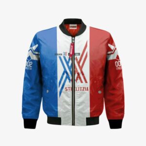 Darling In The Franxx Strelitzia bomber Jacket Cosplay Costumes Bomber Jacket