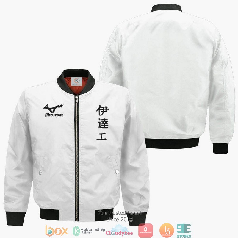 Date Tech Haikyuu Anime 3D Bomber Jacket Date Tech Haikyuu Anime 3D Bomber Jacket