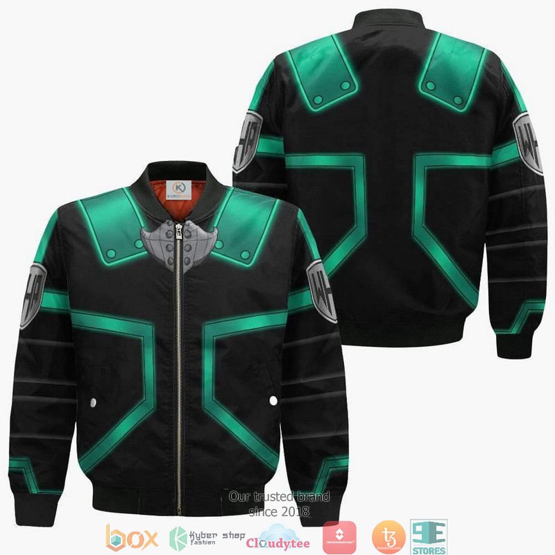 Deku Mha The Three Musketeers Amine 3D Bomber Jacket Deku Mha The Three Musketeers Amine 3D Bomber Jacket