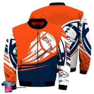 Denver Broncos All Over Printed Bomber Jacket