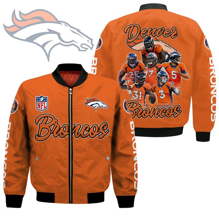 Denver Broncos Players Nfl Bomber Jacket Denver Broncos Players Nfl Bomber Jacket