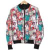Docter Nurse Pattern Print Women Casual Bomber Jacket
