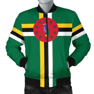Dominica Flag Men's Bomber Jacket A31 Bomber Jacket