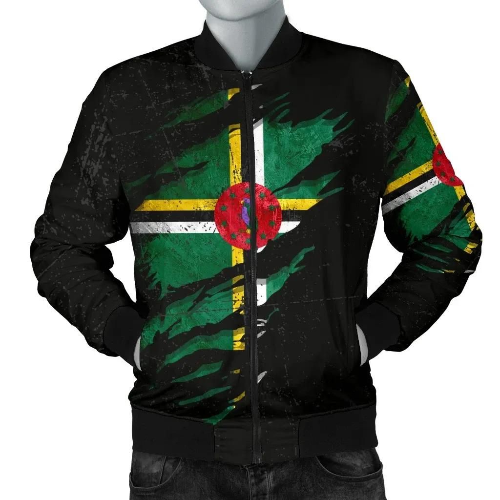 Dominica In Me Men's Bomber Jacket - Special Grunge Style A31 Bomber Jacket Dominica In Me Men's Bomber Jacket - Special Grunge Style A31 Bomber Jacket