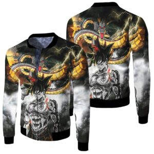 Dragon Ball Z Goku All Printed Style 3D T Shirt Hoodie Sweater Bomber Jacket Model 1954 Bomber Jacket