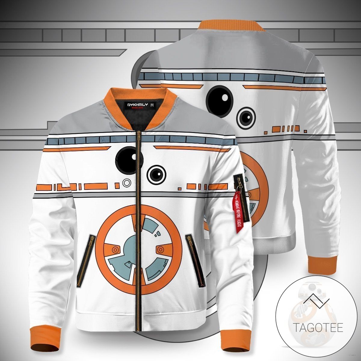 Droid Bb8 Bomber Jacket 2 Droid Bb8 Bomber Jacket 2