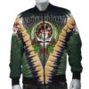 Dwyer or O'Dwyer Ireland Bomber Jacket - GD Irish Legend Shamrock V Tie-Dye A7