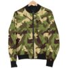Eagle Camo Pattern Print Women Casual Bomber Jacket