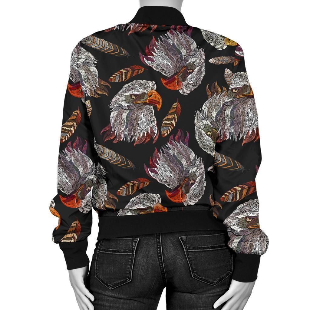 Eagle-Pattern-Print-Women-Casual-Bomber-Jacket-2