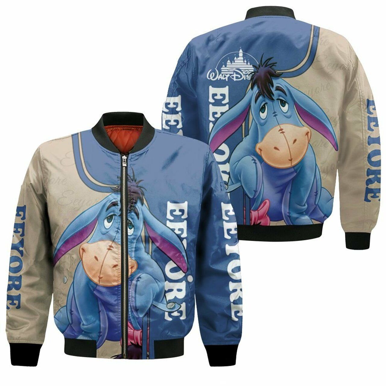 Eeyore Winnie The Pooh 3D T Shirt Hoodie Sweater Jersey Bomber Jacket Model 2052 Eeyore Winnie The Pooh 3D T Shirt Hoodie Sweater Jersey Bomber Jacket Model 2052