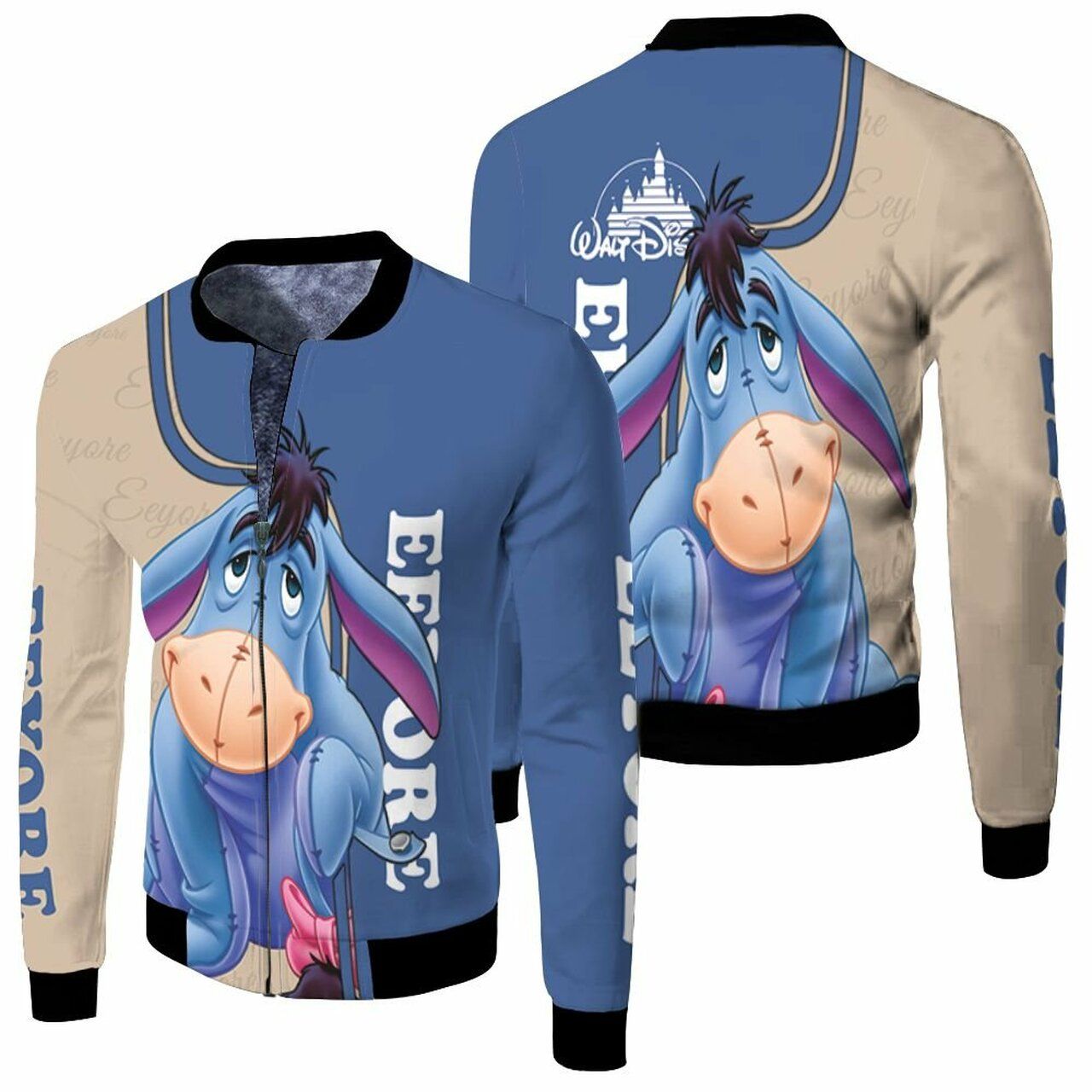 Eeyore Winnie The Pooh 3D T Shirt Hoodie Sweater Jersey Bomber Jacket Model 2053 Bomber Jacket Eeyore Winnie The Pooh 3D T Shirt Hoodie Sweater Jersey Bomber Jacket Model 2053 Bomber Jacket