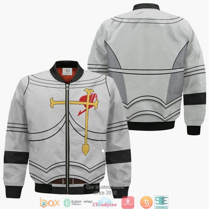 Erza Scarlet Fairy Tail Anime 3D Bomber Jacket Erza Scarlet Fairy Tail Anime 3D Bomber Jacket