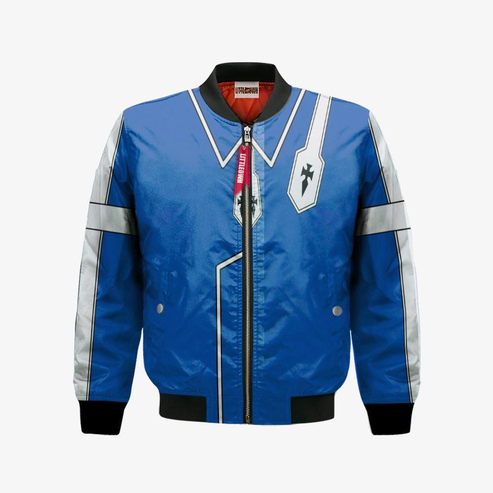 Eugeo Bomber Jacket Custom Sword Art Online Cosplay Costumes Bomber Jacket Eugeo Bomber Jacket Custom Sword Art Online Cosplay Costumes Bomber Jacket