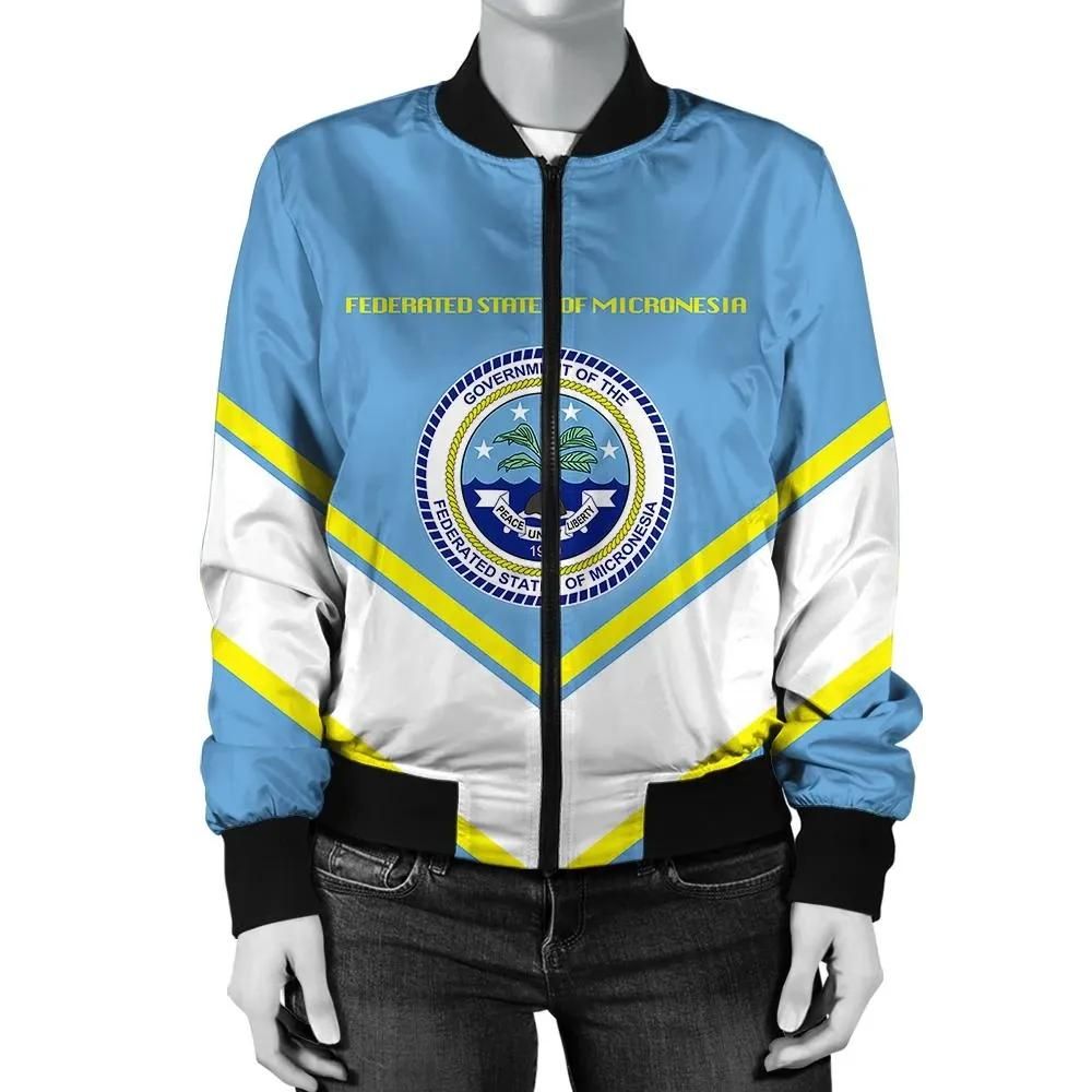 Falkland Islands Coat Of Arms Women Bomber Jacket Lucian Style JW5 Bomber Jacket Falkland Islands Coat Of Arms Women Bomber Jacket Lucian Style JW5 Bomber Jacket