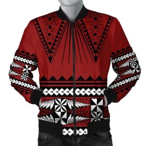 FamilyGater Tonga Jacket - Tonga Pattern Style Bomber Jacket J09 Bomber Jacket