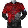 Federated States Of Micronesia Bomber Jacket (Men) - Red Turtle - BN15 Bomber Jacket